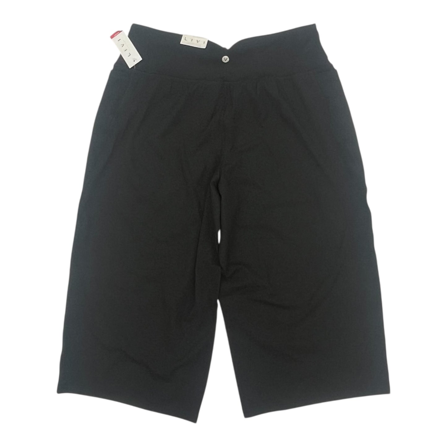 Athletic Capris By Livi Active In Black, Size:1X