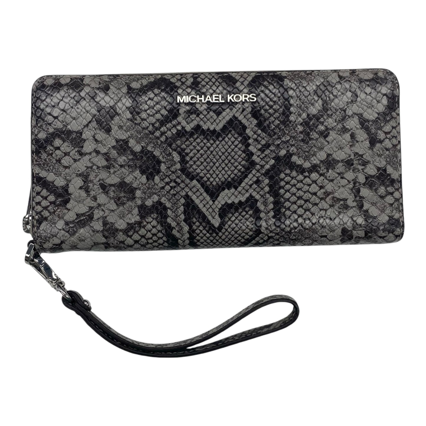 Wristlet Designer By Michael Kors In Animal Print, Size:Large