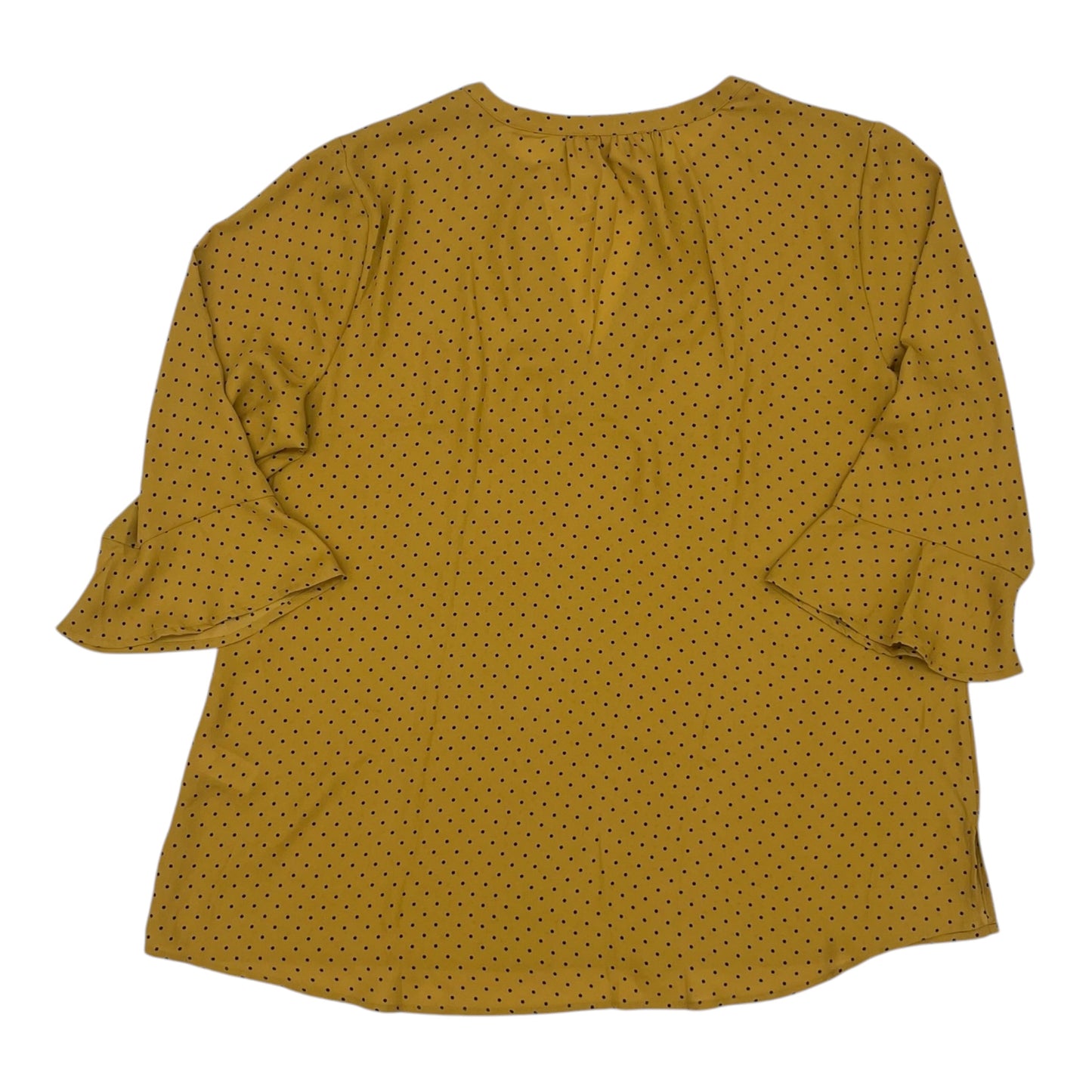 Blouse 3/4 Sleeve By Maurices In Brown, Size:Xxl