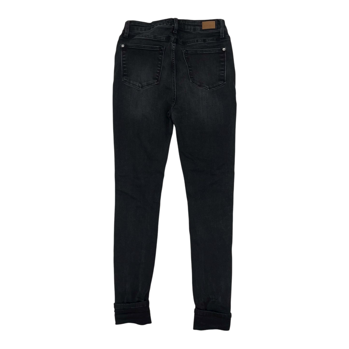 Jeans Skinny By Judy Blue In Black Denim, Size:8