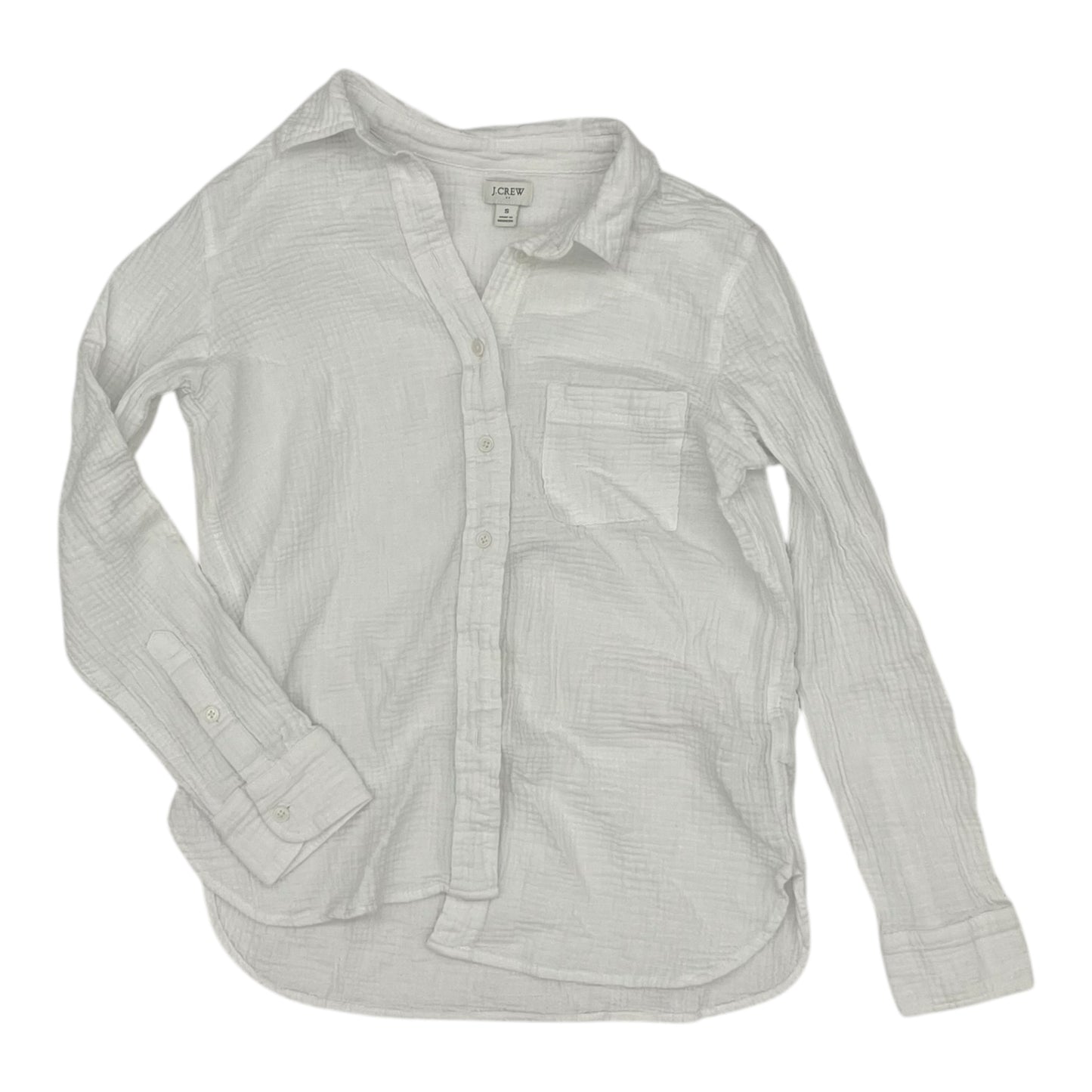 Top Ls By J. Crew In White, Size:S