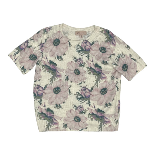 Sweater Ss By Philosophy In Floral Print, Size:M