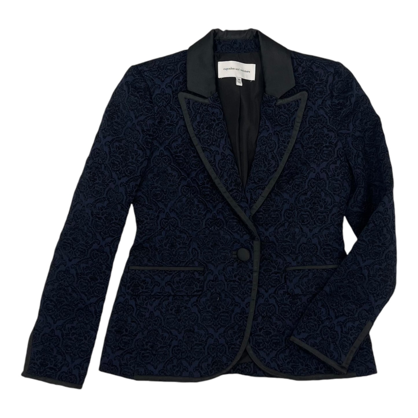 Blazer By Cupcakes And Cashmere In Blue, Size:Xs