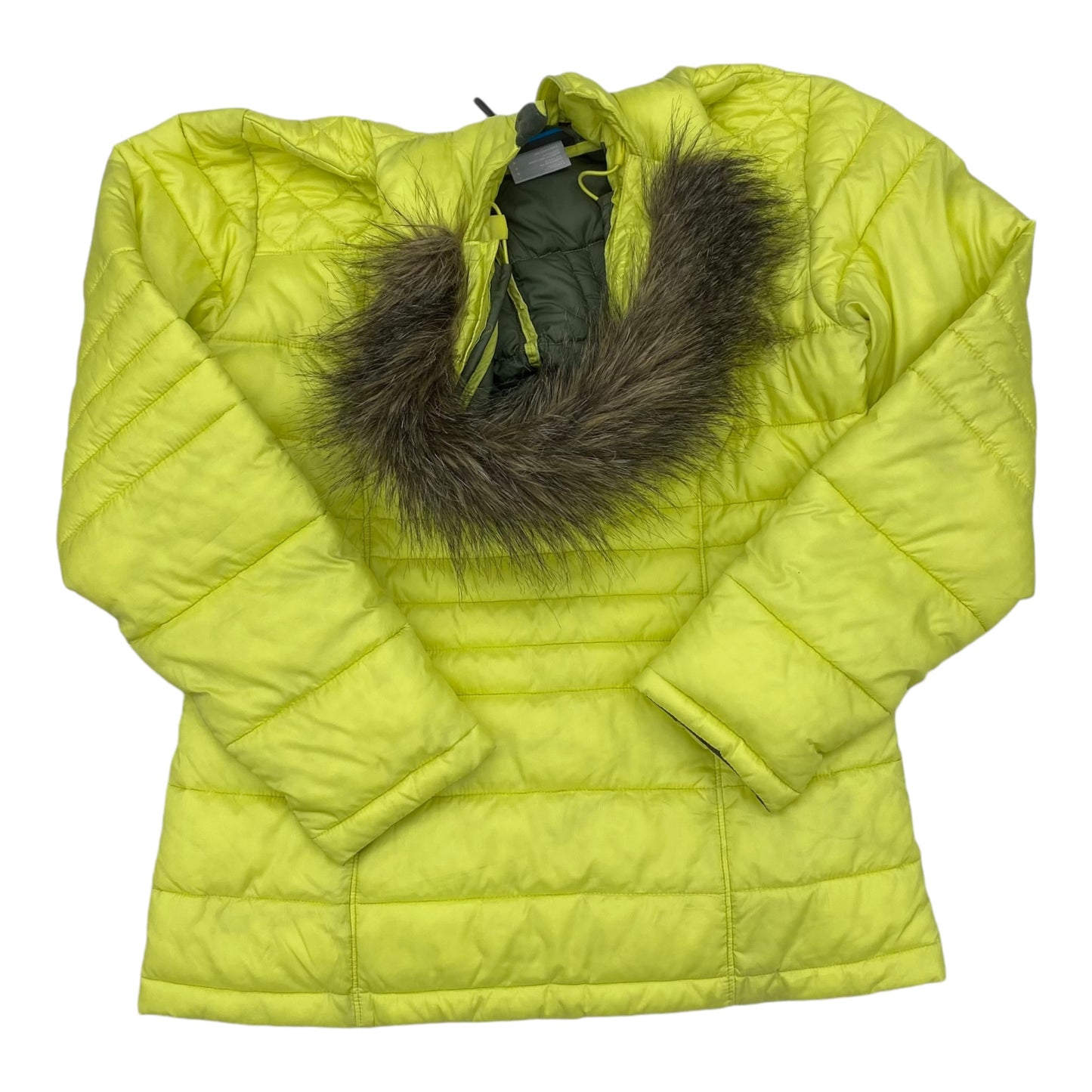 Jacket Puffer & Quilted By Columbia In Yellow, Size:S