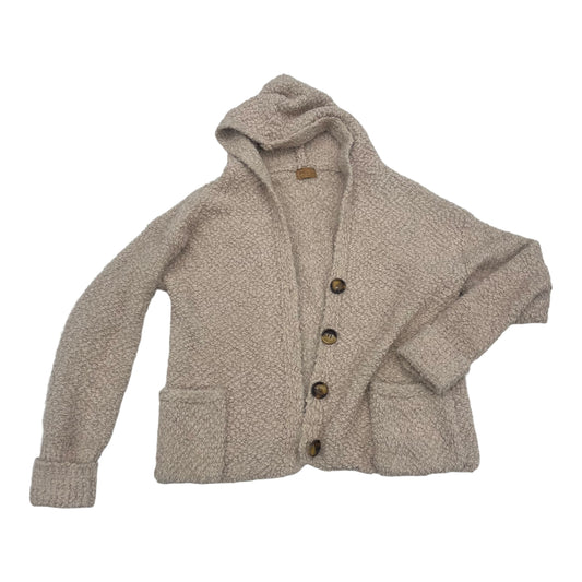 Sweater Cardigan By Pol In Tan, Size:S