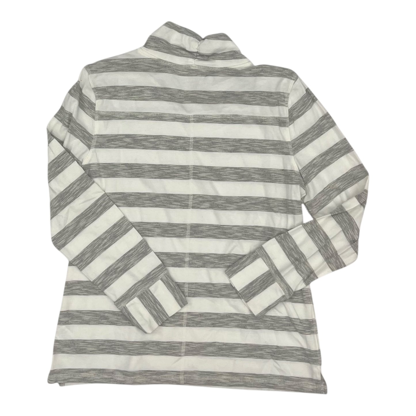 Top Ls By Talbots In Grey & White, Size:Lp