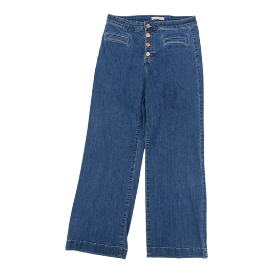 Jeans Straight By Lc Lauren Conrad In Blue Denim, Size:16