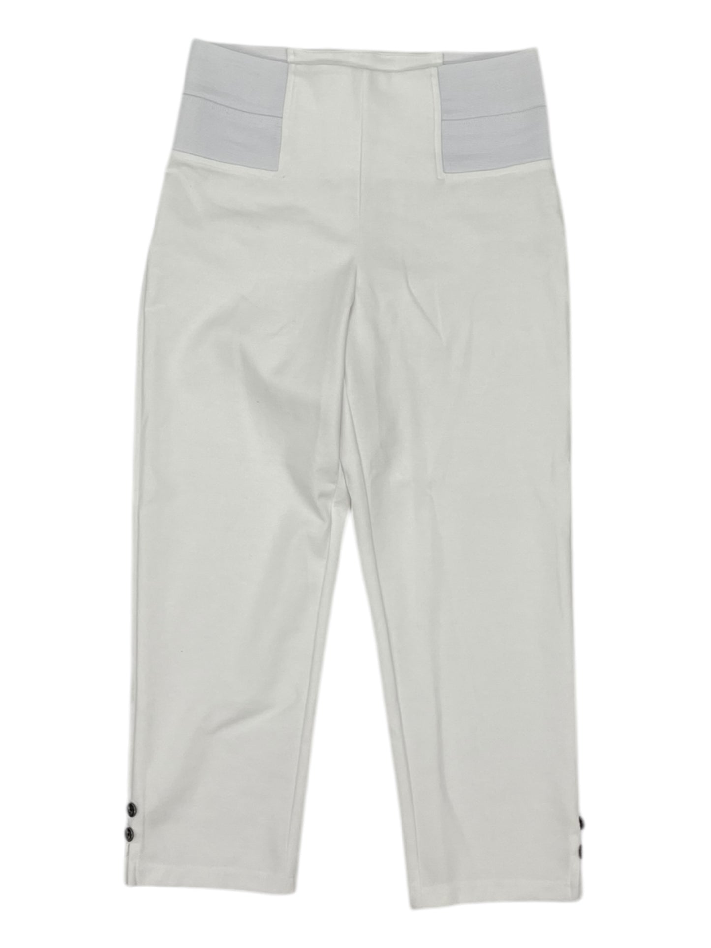 Pants Cropped By Simply Noelle In White, Size:S