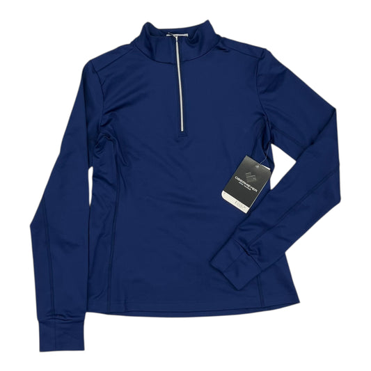 Athletic Top Ls Collar By Clothes Mentor In Blue, Size:M