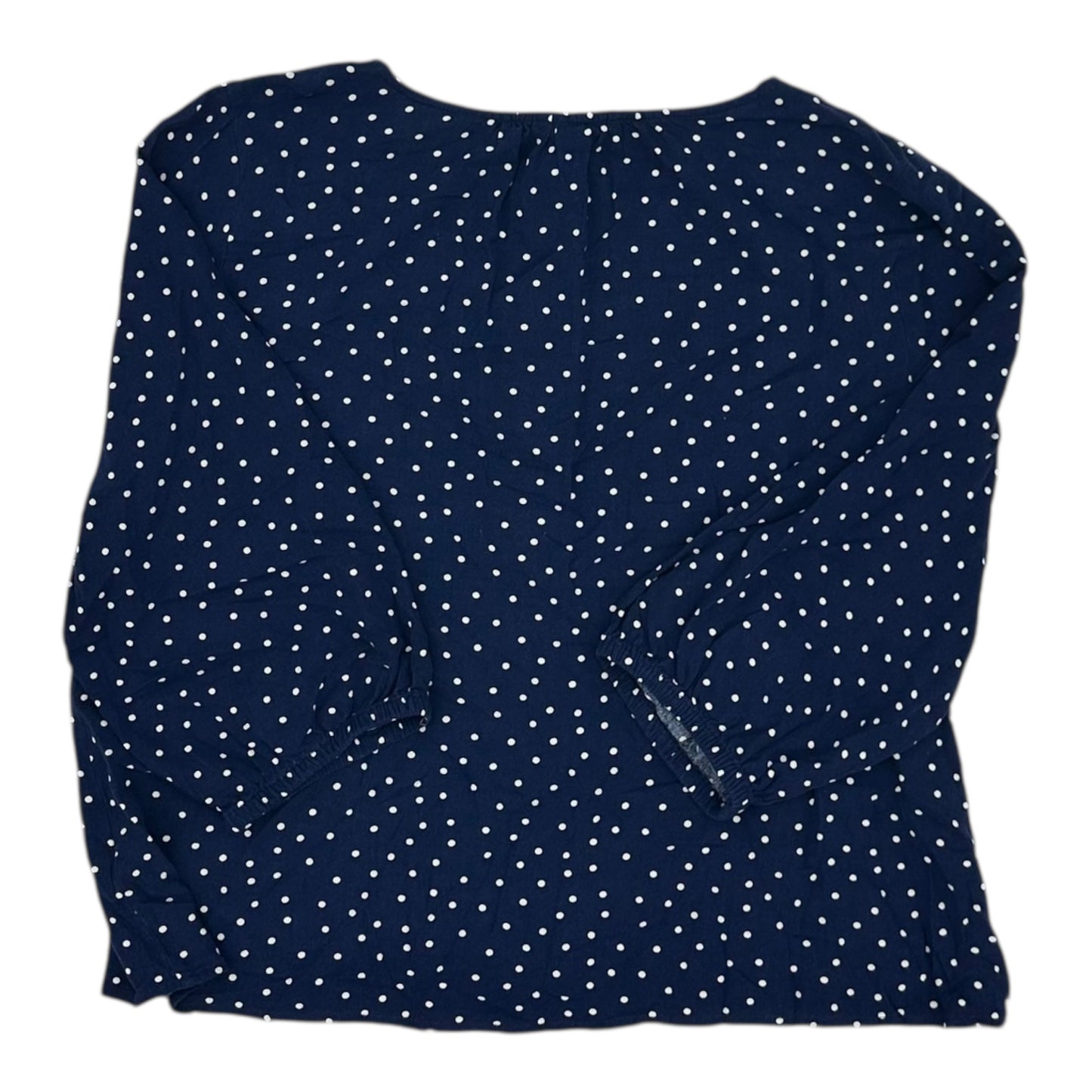 Top 3/4 Sleeve By St Johns Bay In Blue, Size:Xlp