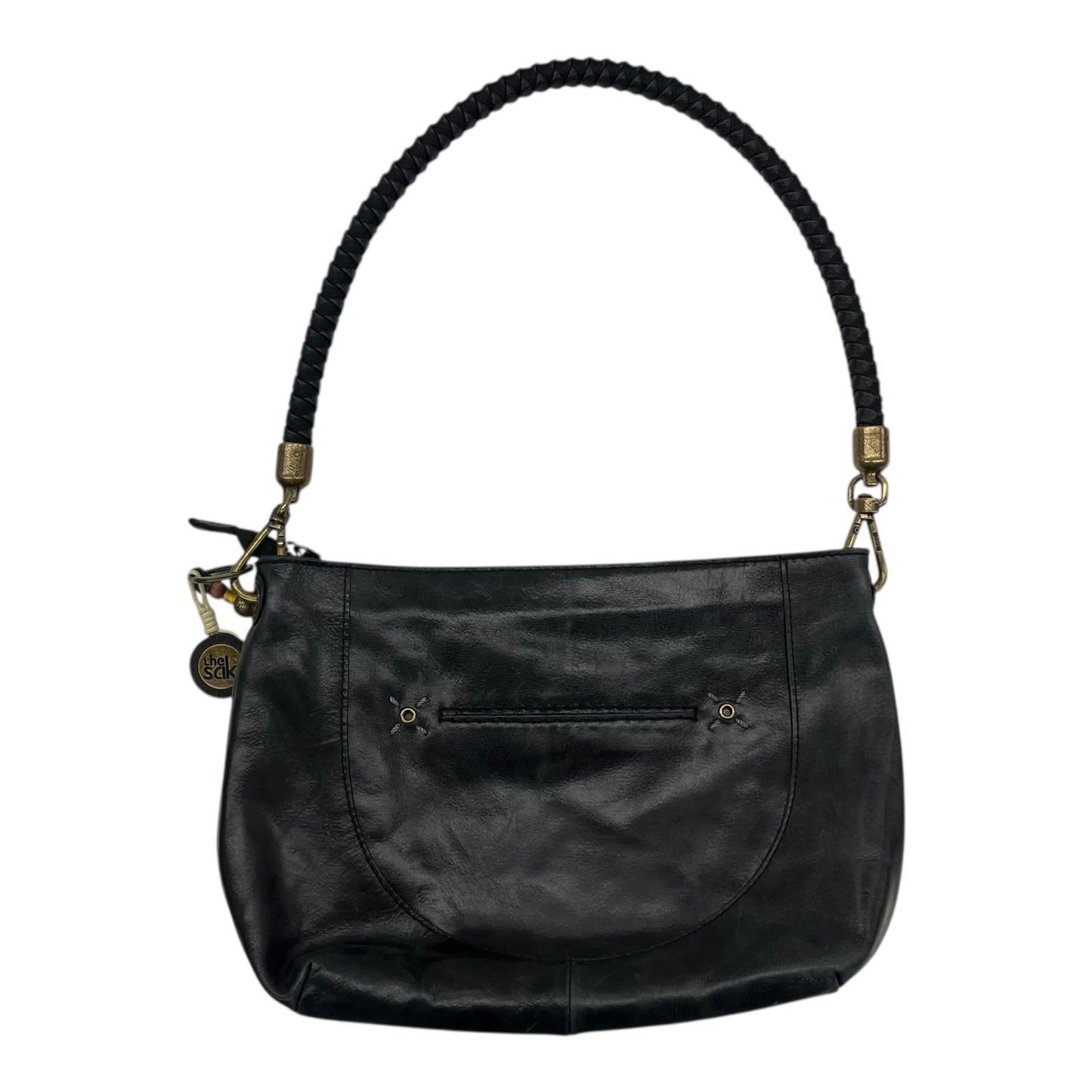 Handbag Leather By The Sak In Black, Size:Medium