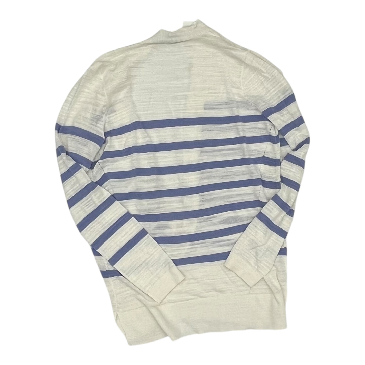 Cardigan By Loft In Blue & White, Size:S