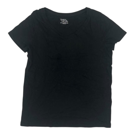 Top Ss By Time And Tru In Black, Size:S