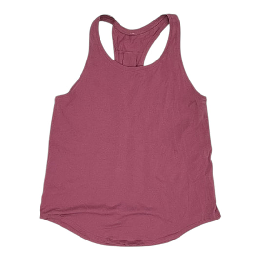 Athletic Tank Top By Lululemon In Pink, Size:M