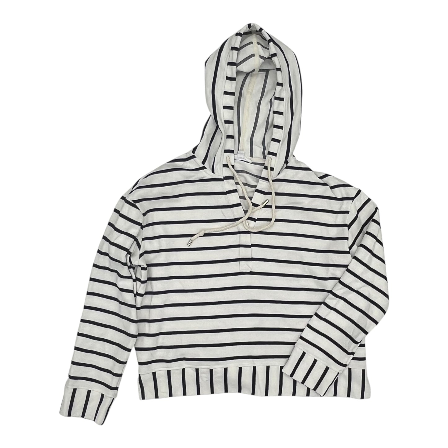 Sweatshirt Hoodie By Jane And Delancey In Blue & White, Size:S