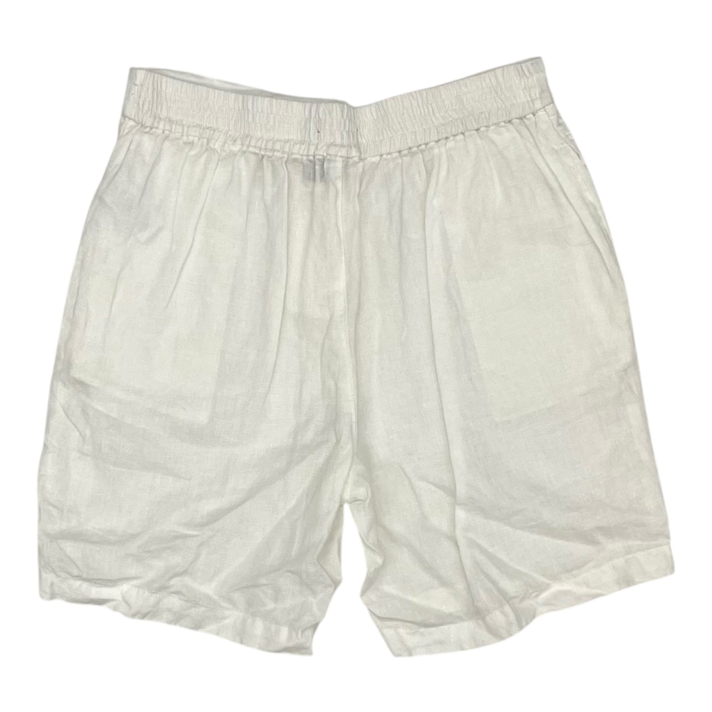 Shorts By Tahari By Arthur Levine In White, Size:M