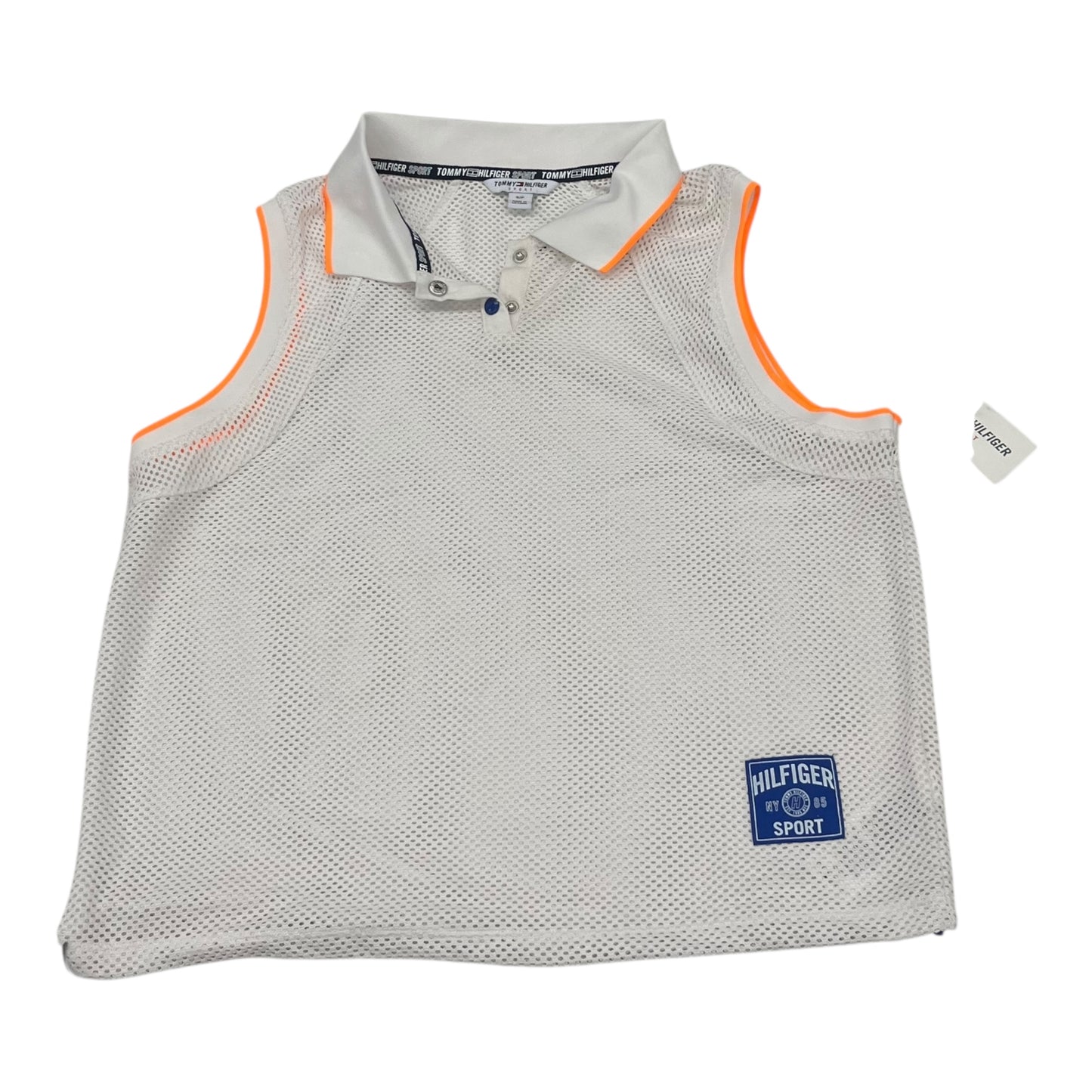 Athletic Tank Top By Tommy Hilfiger In White, Size:S
