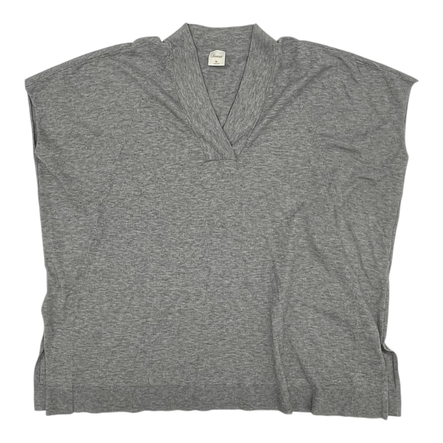 Vest Sweater By Soma In Grey, Size:Xl