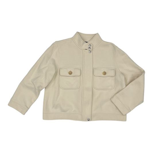 Jacket Other By Banana Republic In Cream, Size:22Womens