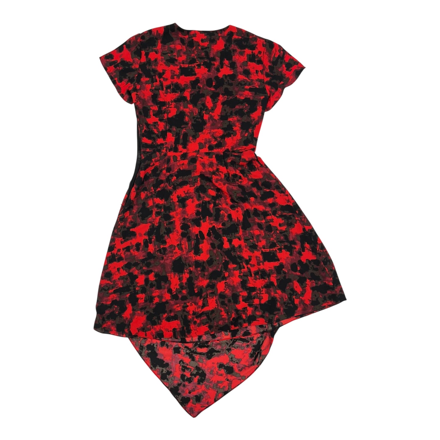 Dress Designer By Halston In Black & Red, Size:Xs