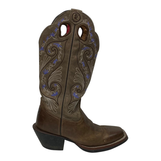 Boots Western By Tony Lama In Brown, Size:5