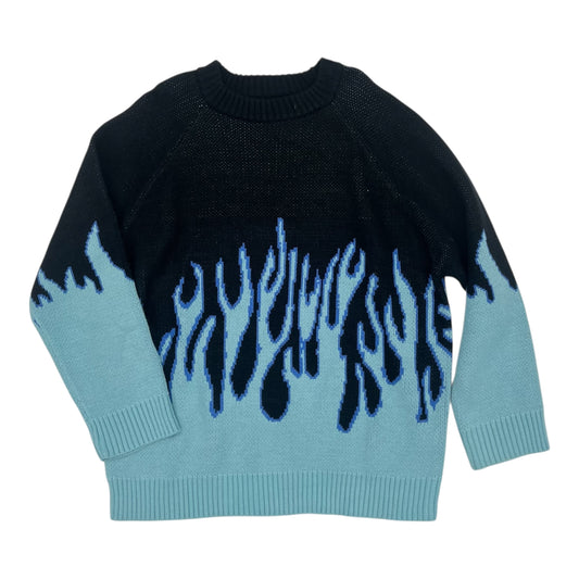 Sweater By Clothes Mentor In Black & Blue, Size:Xl