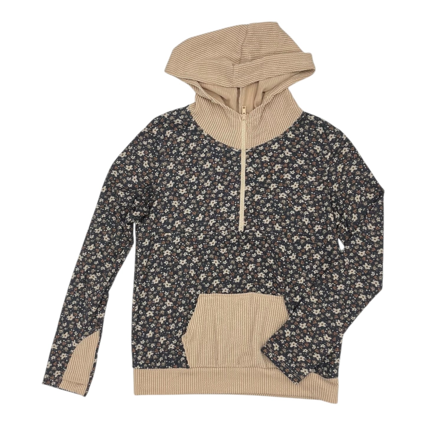 Top Ls By Ps Kate In Blue & Tan, Size:S