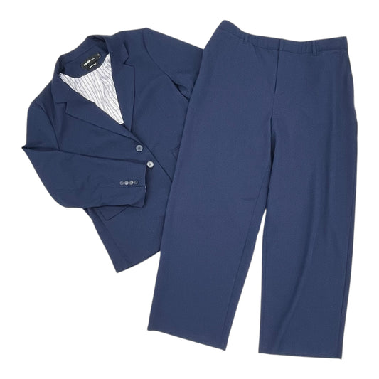 Pants Set 2Pc By Studio In Navy, Size:Xl