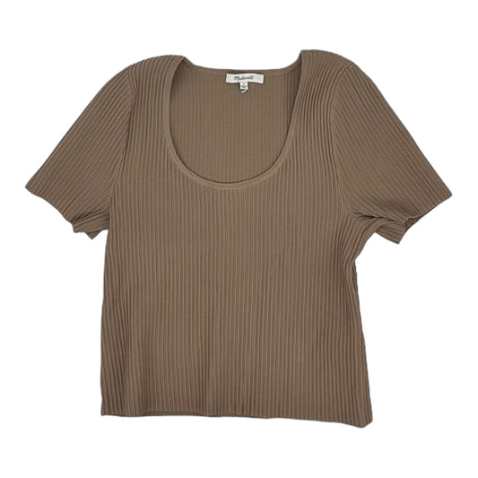 TAN SWEATER SS by MADEWELL Size:L