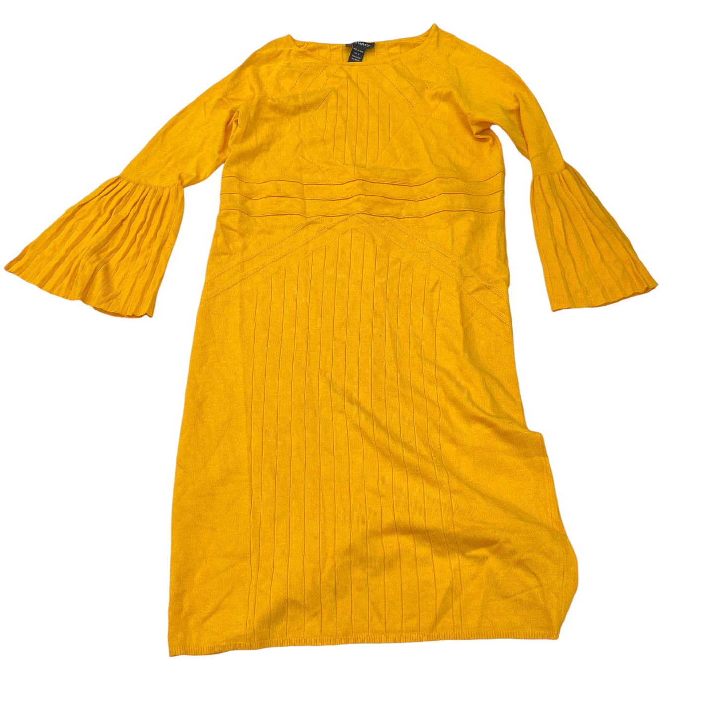 YELLOW DRESS SWEATER by CLOTHES MENTOR Size:L