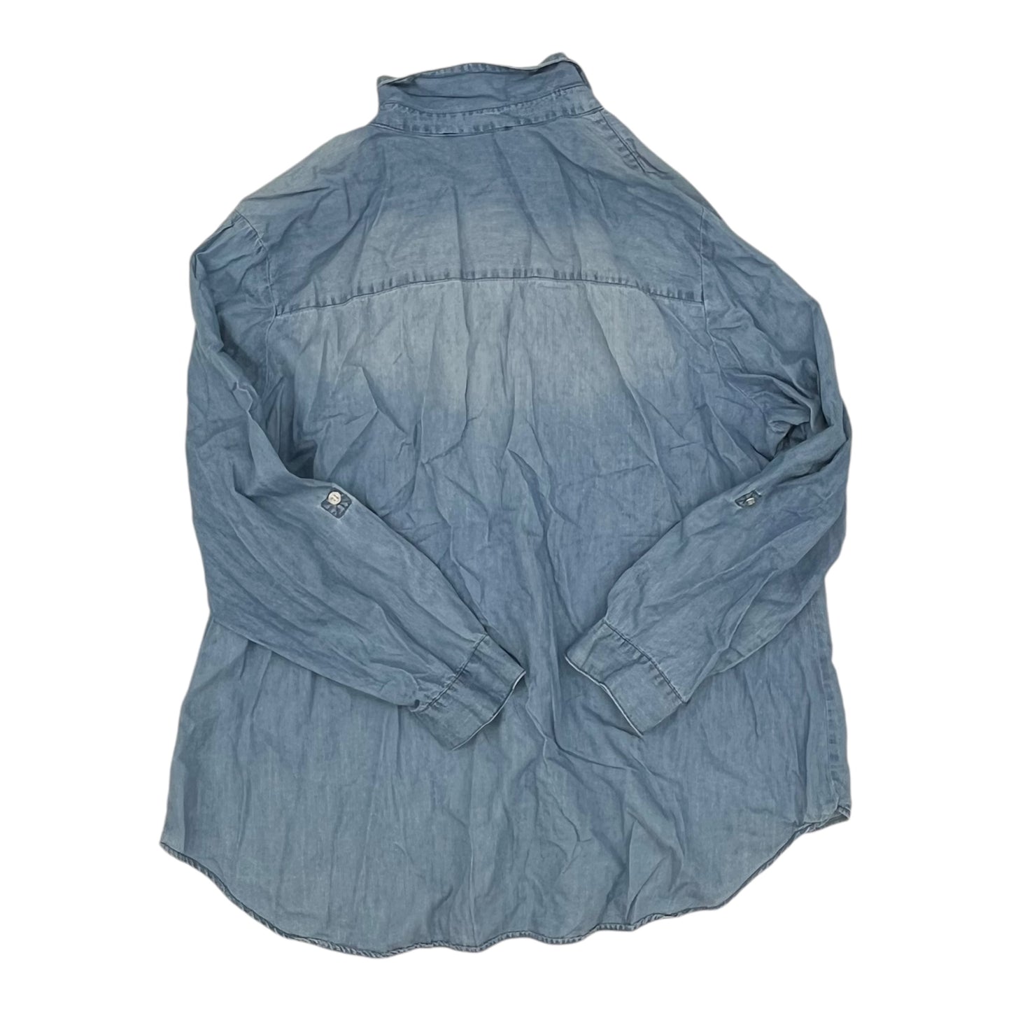 Top Ls By Gloria Vanderbilt In Blue Denim, Size:2X