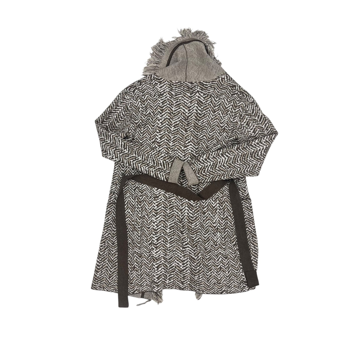 Sweater Cardigan By Nicole Miller In Brown, Size:S
