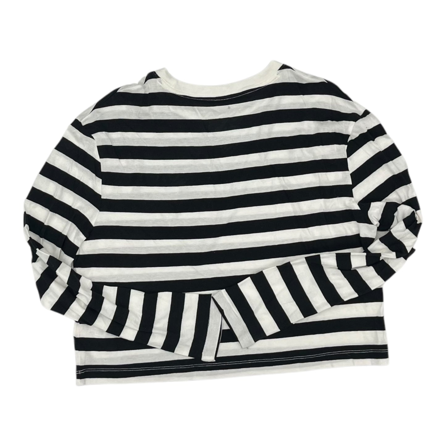 Top Ls By A New Day In Striped Pattern, Size:M