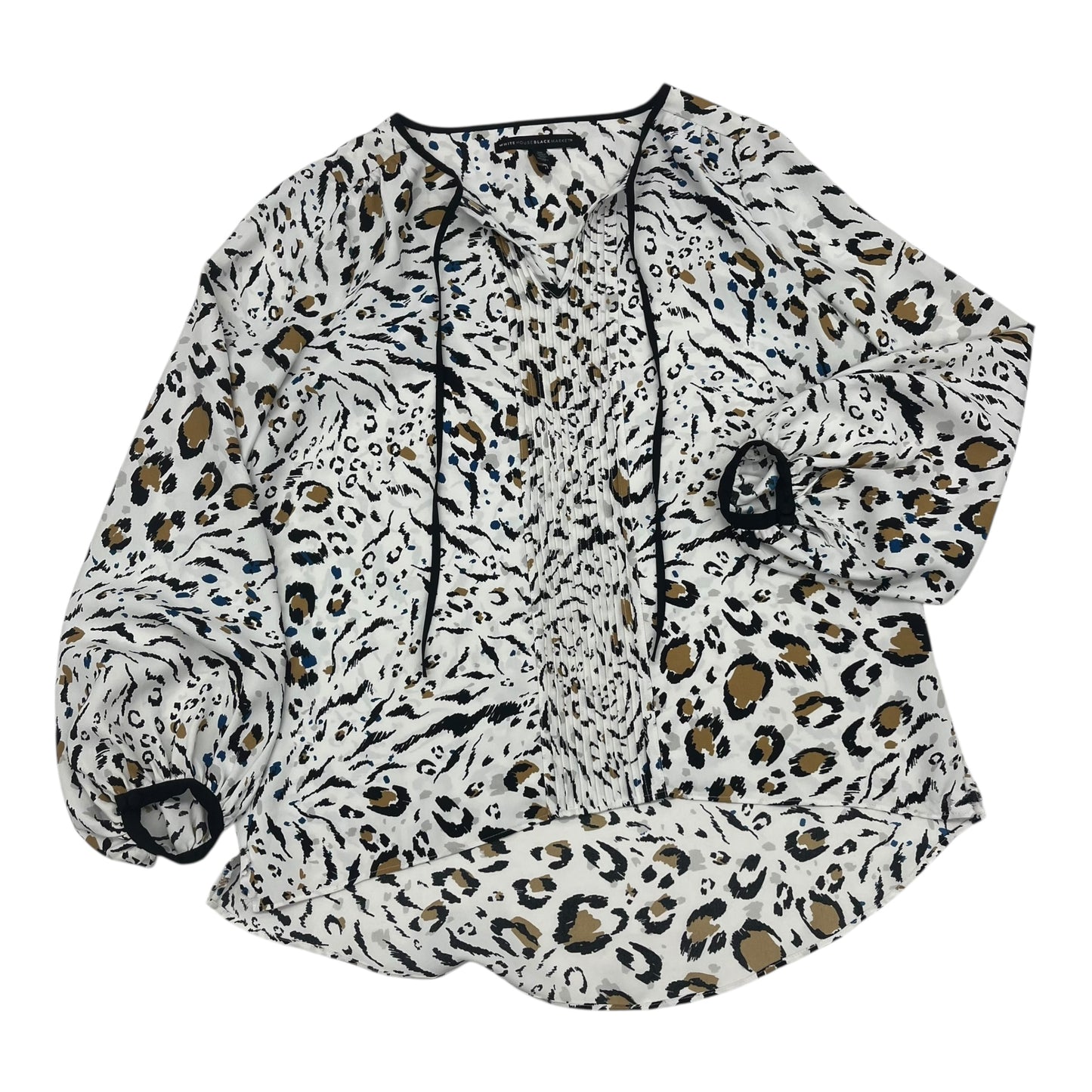 Blouse Ls By White House Black Market In White, Size:Sp