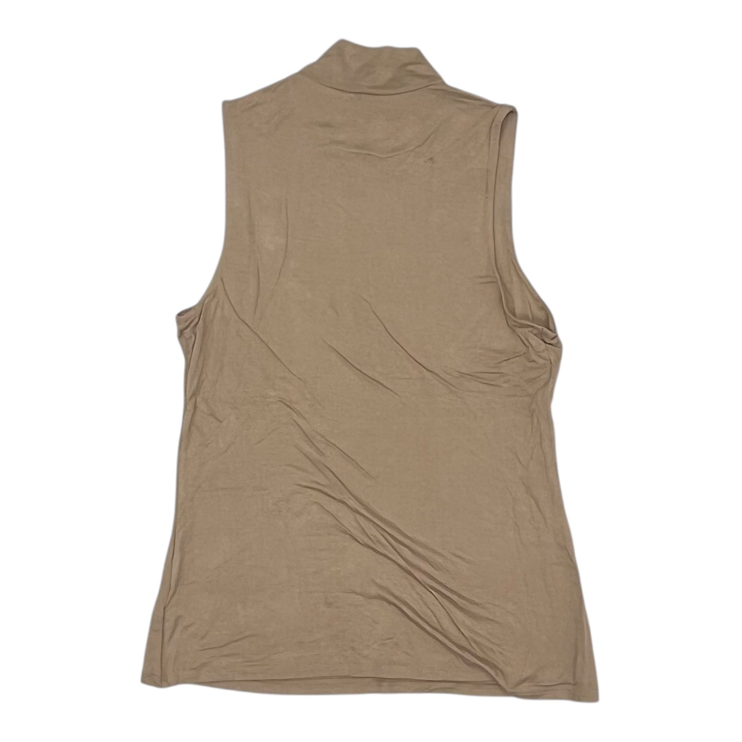 Top Sleeveless By Express In Tan, Size:L