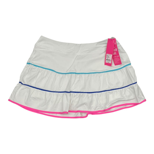 Skort Designer By Lilly Pulitzer In White, Size:M