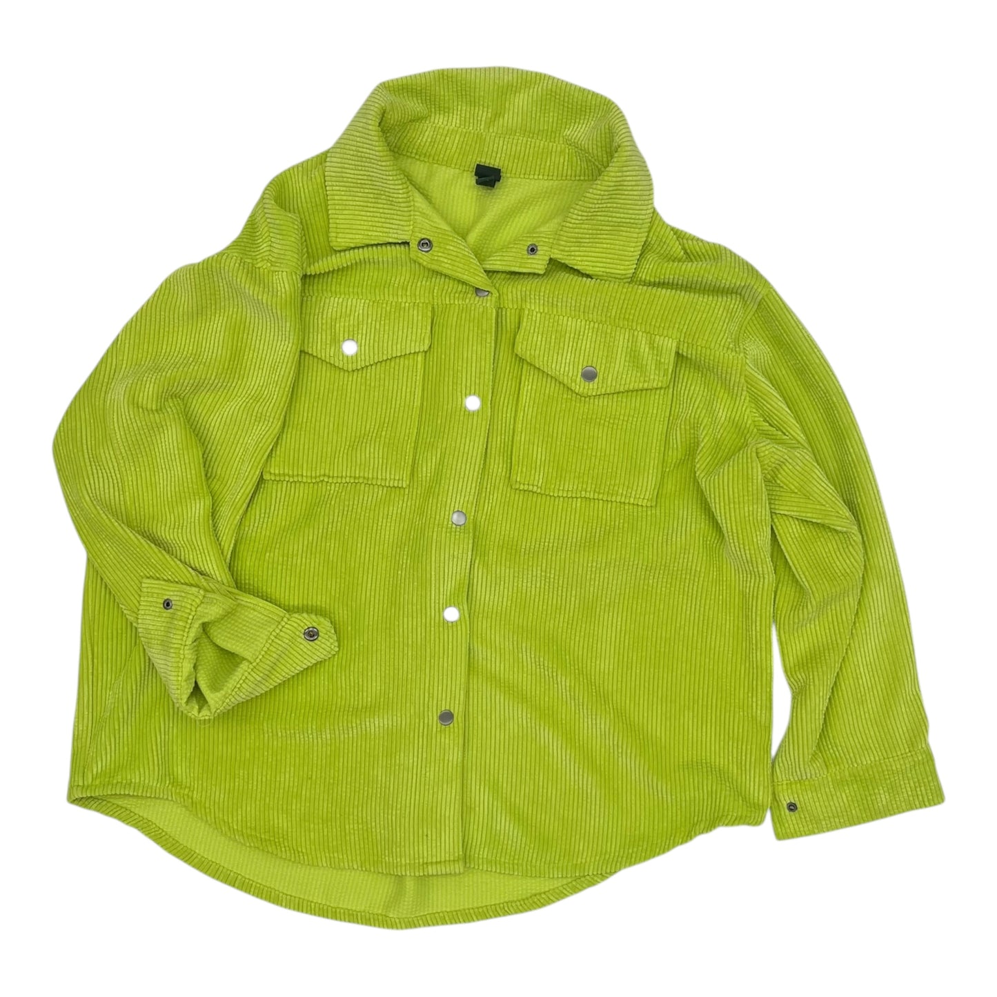 Jacket Shirt By Wild Fable In Green, Size:Xxl