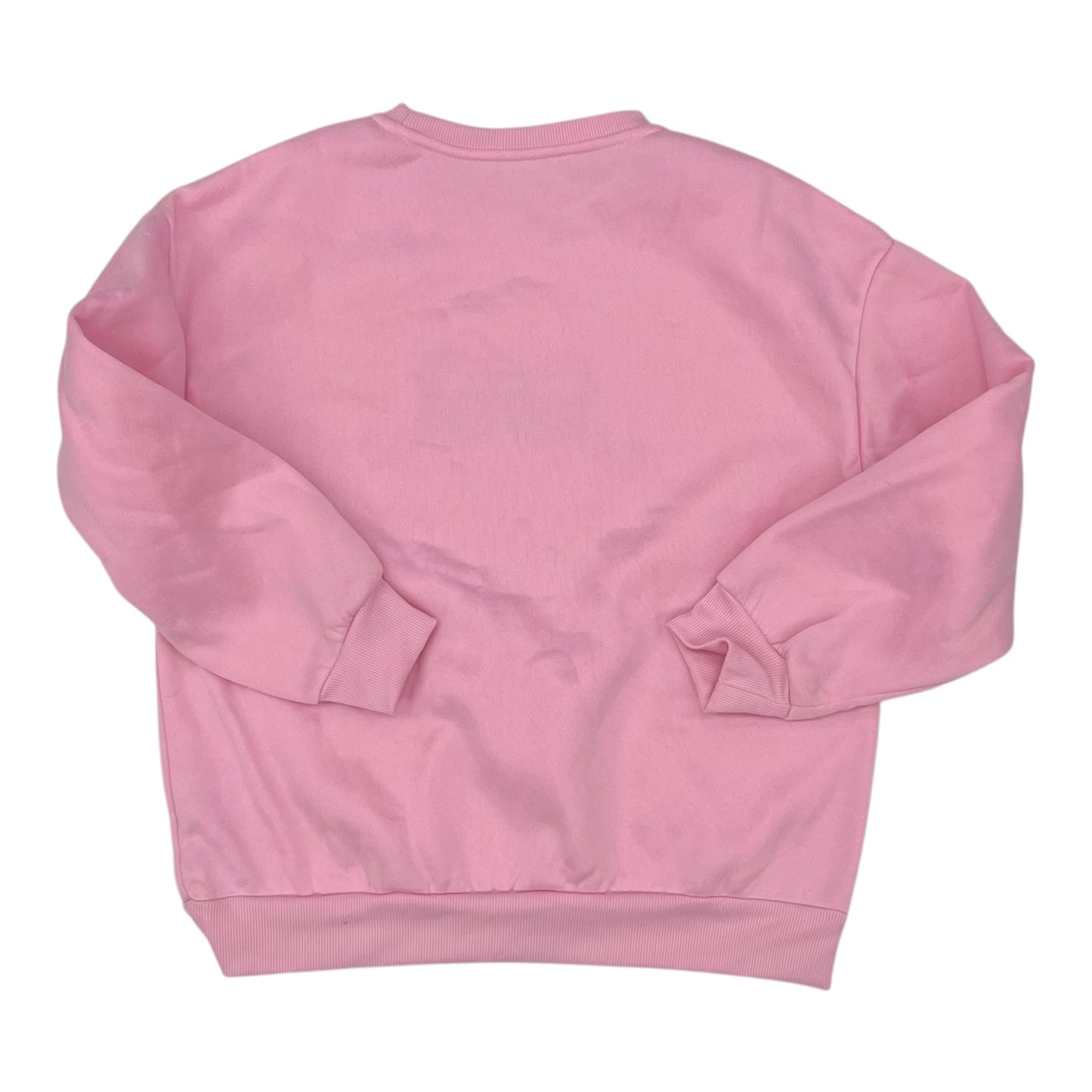 Sweatshirt Crewneck By Shein In Pink, Size:M