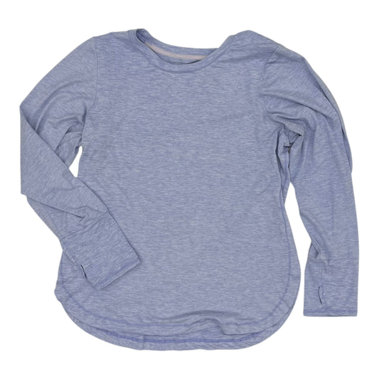 Athletic Top Ls Crewneck By Rbx In Blue, Size:L