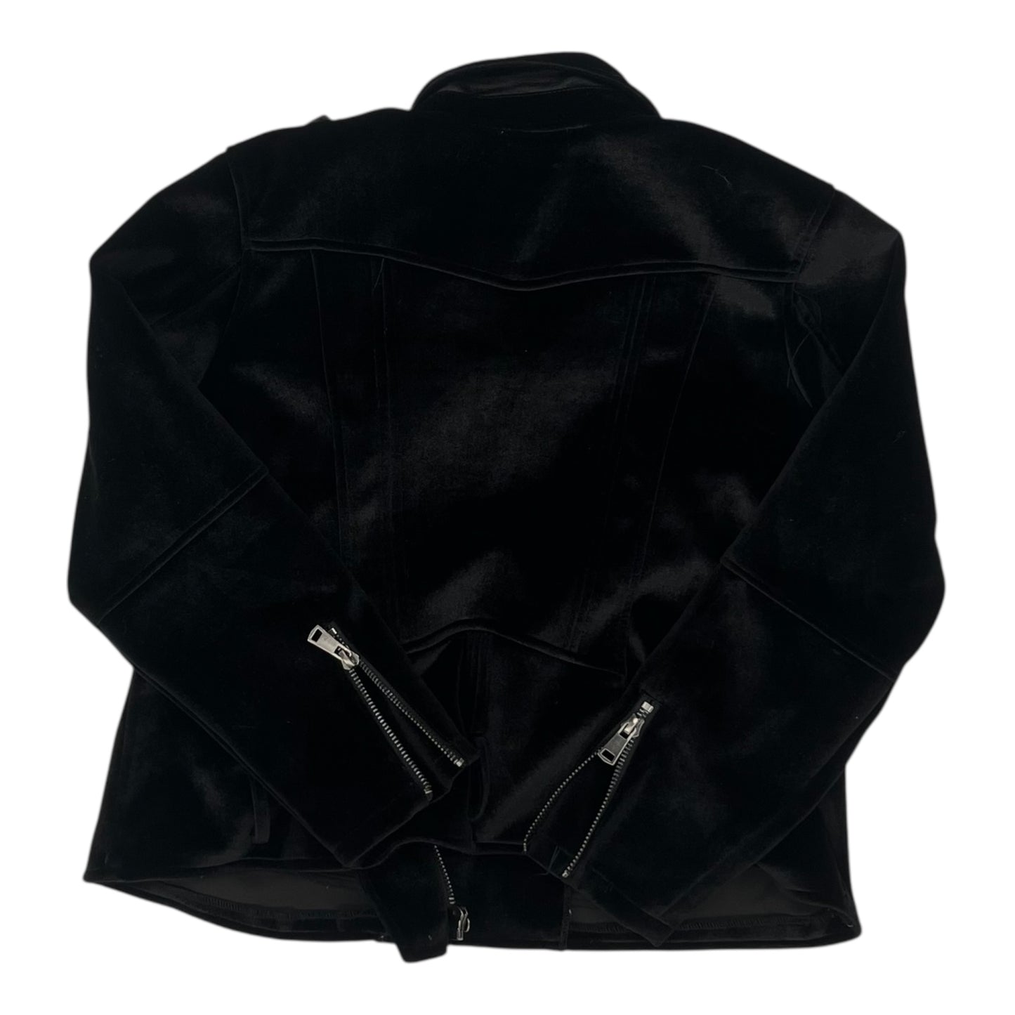 Jacket Moto By Clothes Mentor In Black, Size:1X