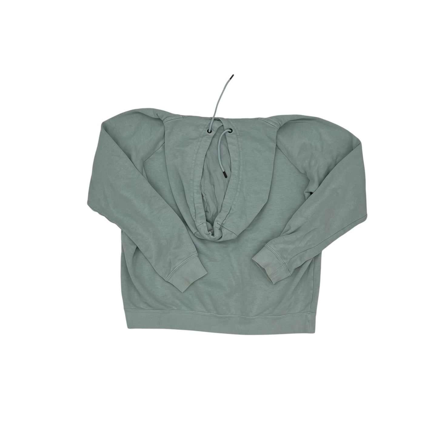 Athletic Sweatshirt Hoodie By Nike In Green, Size:M