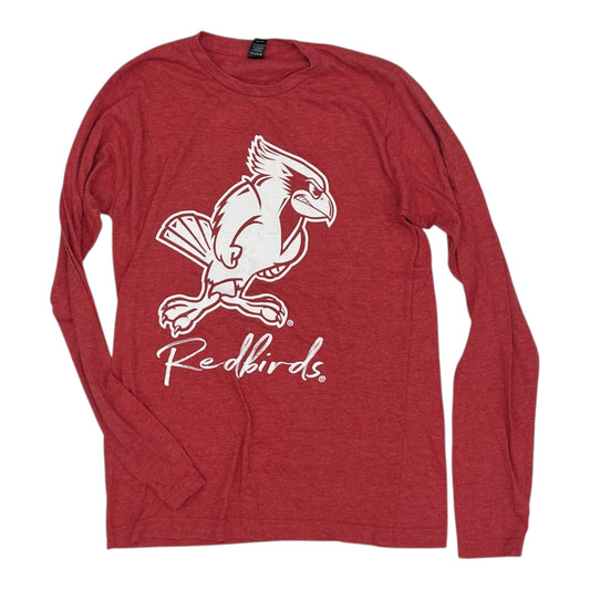 Athletic Top Ls Collar By Tultex In Red, Size:S