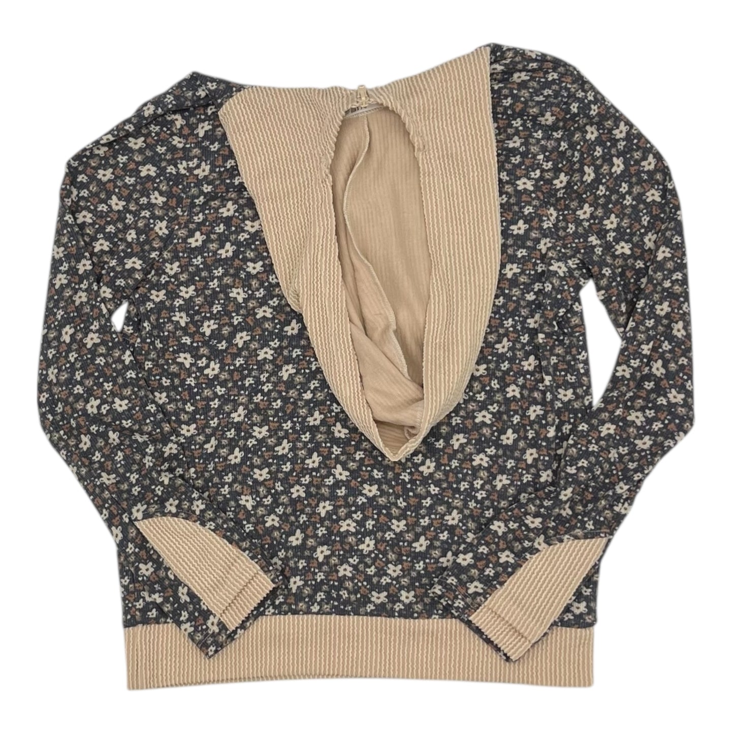 Top Ls By Ps Kate In Blue & Tan, Size:S