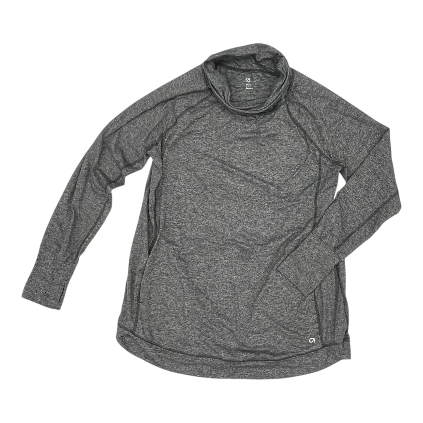 Mat Athletic Top Ls By Gapfit In Grey, Size:L