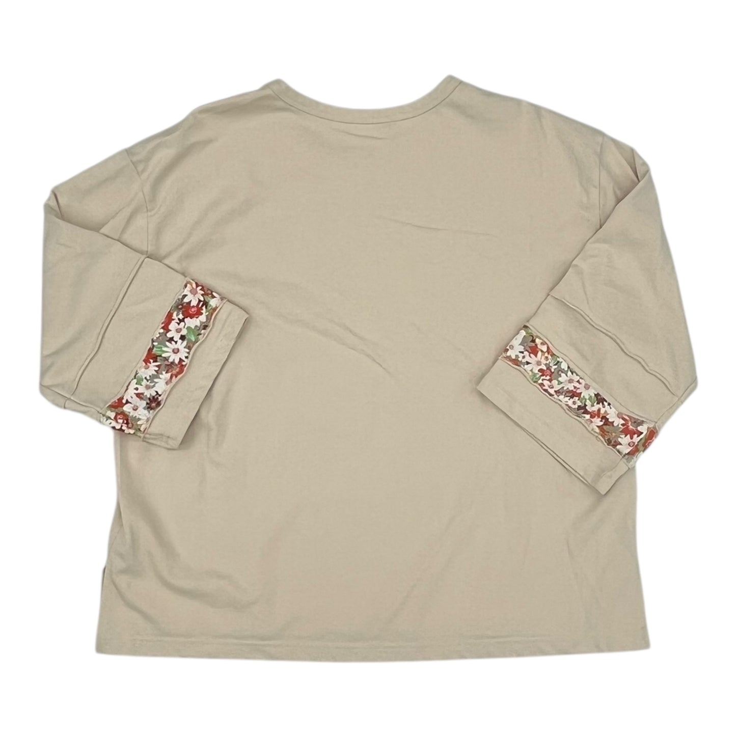 Top Ss By Clothes Mentor In Tan, Size:M