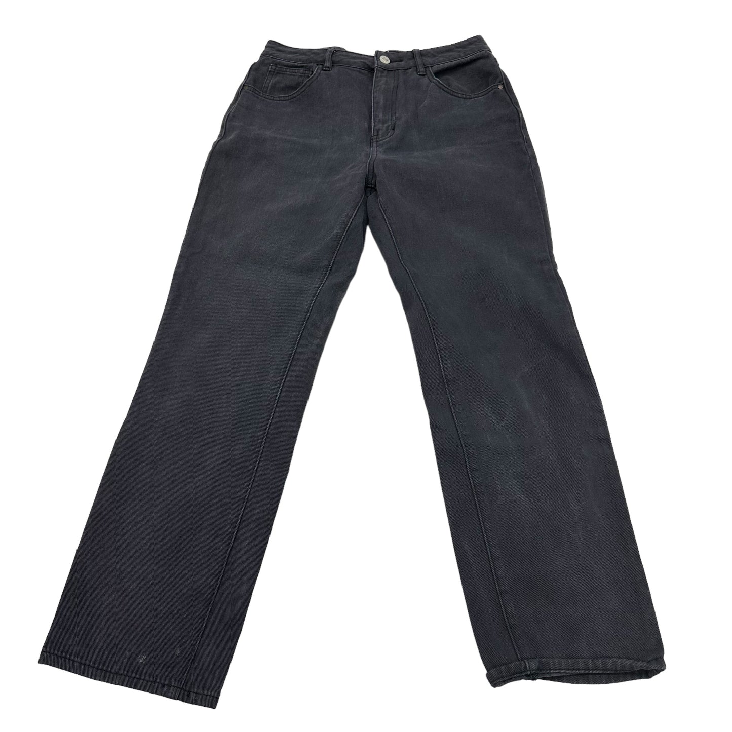 BLACK DENIM PACSUN JEANS STRAIGHT, Size 2