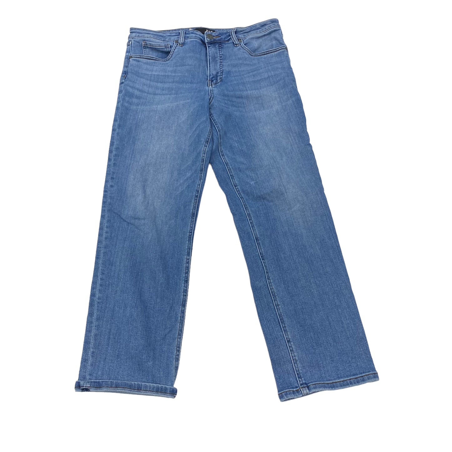 BLUE DENIM JEANS BOOT CUT by KUT Size:L