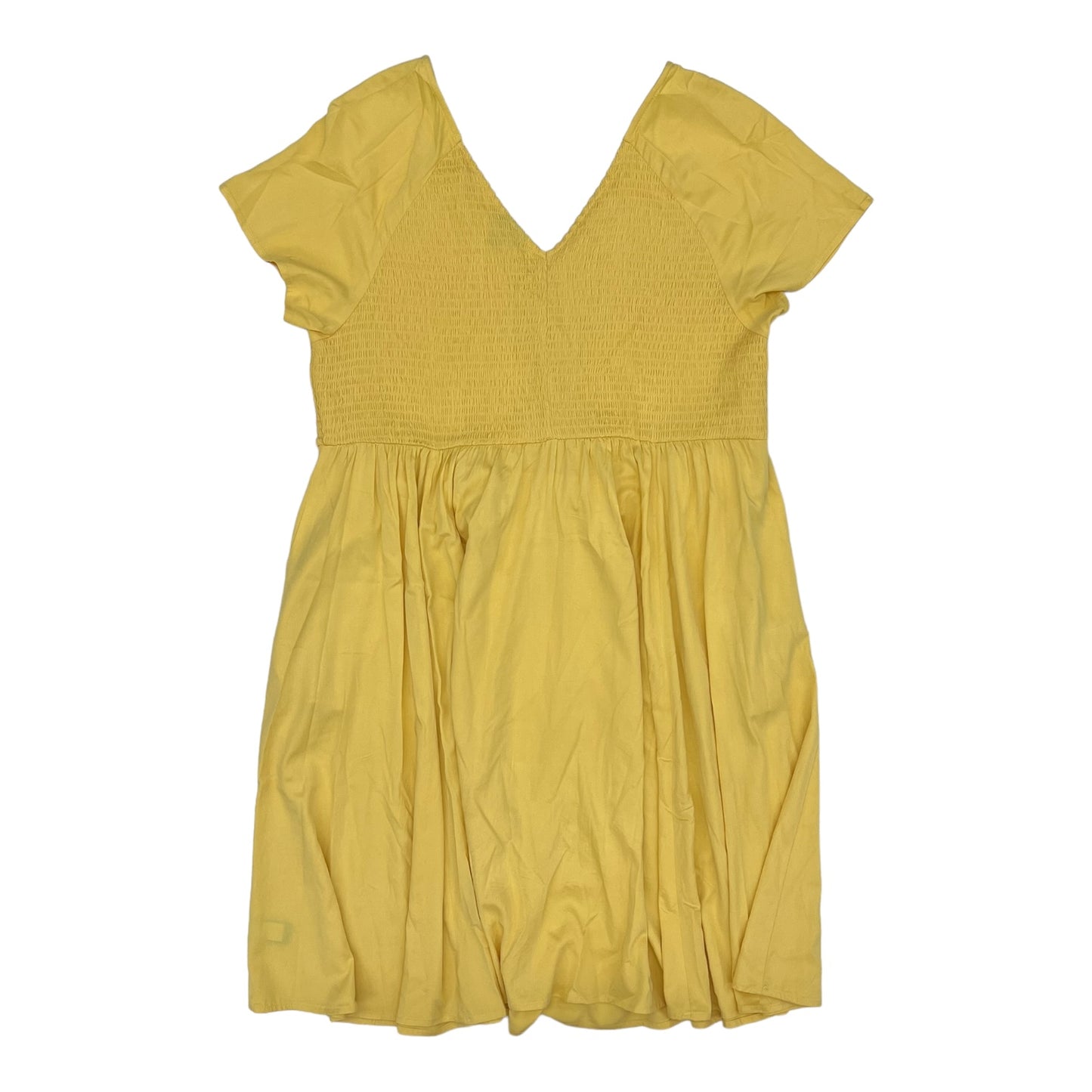 YELLOW DRESS CASUAL SHORT by TORRID Size:3X