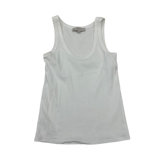 WHITE TANK TOP by LOFT Size:XS