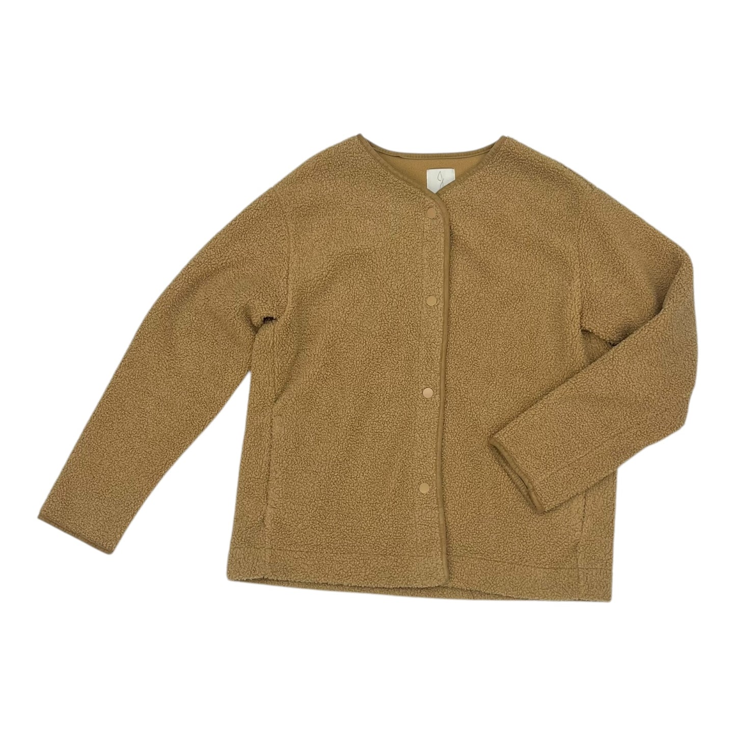 Jacket Faux Fur & Sherpa By Joie In Tan, Size:S